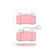 TRW Brake Pads GDB1644 - Brake Pads