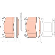 TRW Brake Pads GDB1645 - Brake Pads