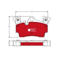 TRW Brake Pads GDB1652DTE - Brake Pads