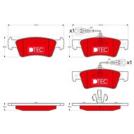 TRW Brake Pads GDB1672DTE - Brake Pads