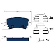 TRW Brake Pads GDB1685BTE - Brake Pads