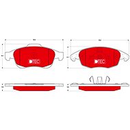 TRW Brzdové destičky GDB1690DTE - Brake Pads