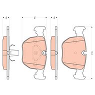 TRW Brzdové destičky GDB1702 - Brake Pads