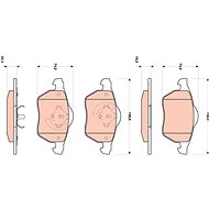 TRW Brzdové destičky GDB1717 - Brake Pads