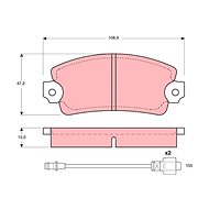 TRW Brake Pads GDB172 - Brake Pads