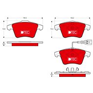 TRW Brake Pads GDB1721DTE - Brake Pads