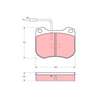 TRW Brake Pads GDB173 - Brake Pads