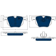 TRW Brake Pads GDB1730BTE - Brake Pads