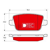 TRW Brzdové destičky GDB1732DTE - Brake Pads