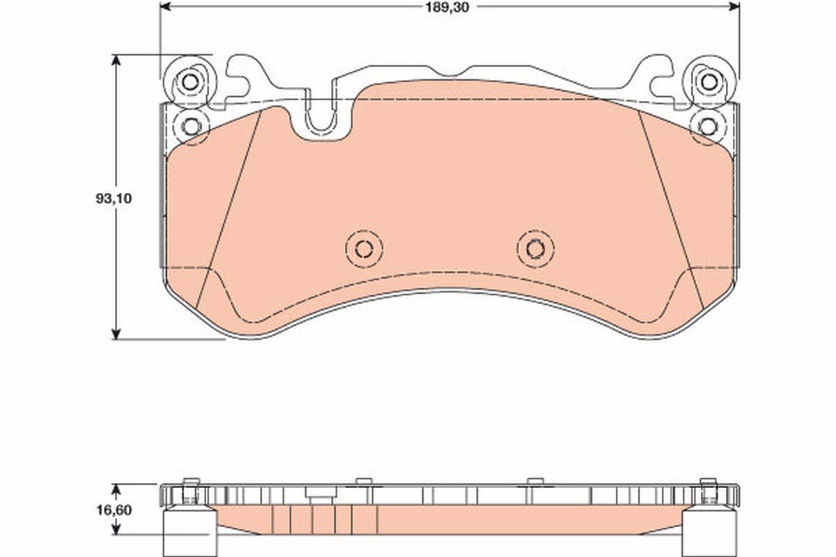 TRW Brake Pads GDB1734 - Brake Pads