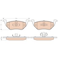 TRW Brzdové destičky GDB1754 - Brake Pads