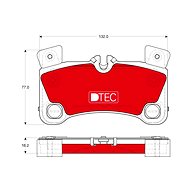 TRW Brake Pads GDB1775DTE - Brake Pads