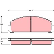 TRW Brake Pads GDB178 - Brake Pads