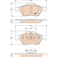 TRW Brake Pads GDB1787 - Brake Pads