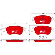 TRW Brzdové destičky GDB1789DTE - Brake Pads