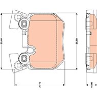 TRW Brzdové destičky GDB1795 - Brake Pads