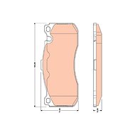 TRW Brzdové destičky GDB1802 - Brake Pads