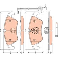 TRW Brzdové destičky GDB1805 - Brake Pads