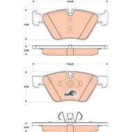 TRW Brzdové destičky GDB1810 - Brake Pads
