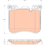TRW Brzdové destičky GDB1826 - Brake Pads