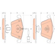 TRW Brzdové destičky GDB1832 - Brake Pads