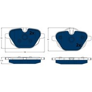 TRW Brake Pads GDB1840BTE - Brake Pads