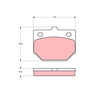 TRW Brake Pads GDB187 - Brake Pads