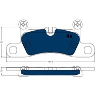 TRW Brake Pads GDB1875BTE - Brake Pads