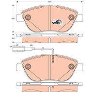 TRW Brzdové destičky GDB1878 - Brake Pads