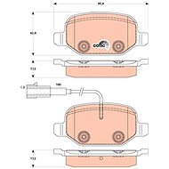 TRW Brzdové destičky GDB1881 - Brake Pads