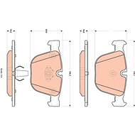 TRW Brzdové destičky GDB1892 - Brake Pads