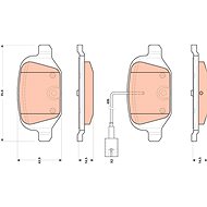 TRW Brzdové destičky GDB1894 - Brake Pads