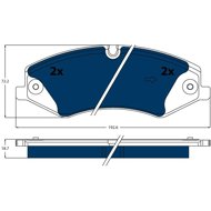 TRW Brake Pads GDB1898BTE - Brake Pads