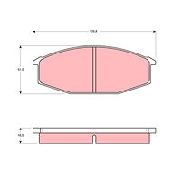 TRW Brake Pads GDB190 - Brake Pads