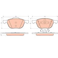 TRW Brzdové destičky GDB1939 - Brake Pads