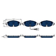 TRW Brake Pads GDB1956BTE - Brake Pads