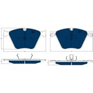 TRW Brzdové destičky GDB1964BTE - Brake Pads