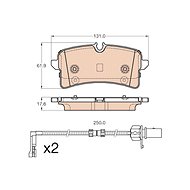 TRW Brake Pads GDB1975 - Brake Pads
