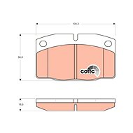 TRW Brzdové destičky GDB199 - Brake Pads