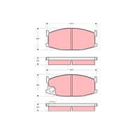 TRW Brake Pads GDB200 - Brake Pads