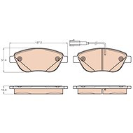 TRW Brake Pads GDB2001 - Brake Pads