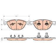 TRW Brake Pads GDB2026 - Brake Pads