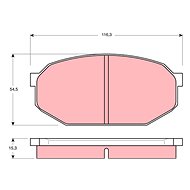 TRW Brake Pads GDB203 - Brake Pads