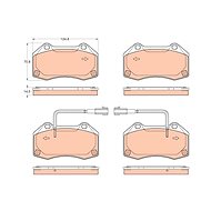 TRW Brake Pads GDB2049 - Brake Pads