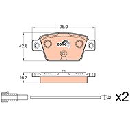 TRW Brake Pads GDB2054 - Brake Pads