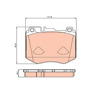 TRW Brzdové destičky GDB2081 - Brake Pads