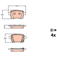 TRW Brake Pads GDB2093 - Brake Pads