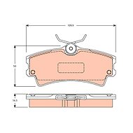 TRW Brake Pads GDB2105 - Brake Pads