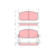 TRW Brake Pads GDB211 - Brake Pads