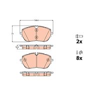 TRW Brake Pads GDB2121 - Brake Pads